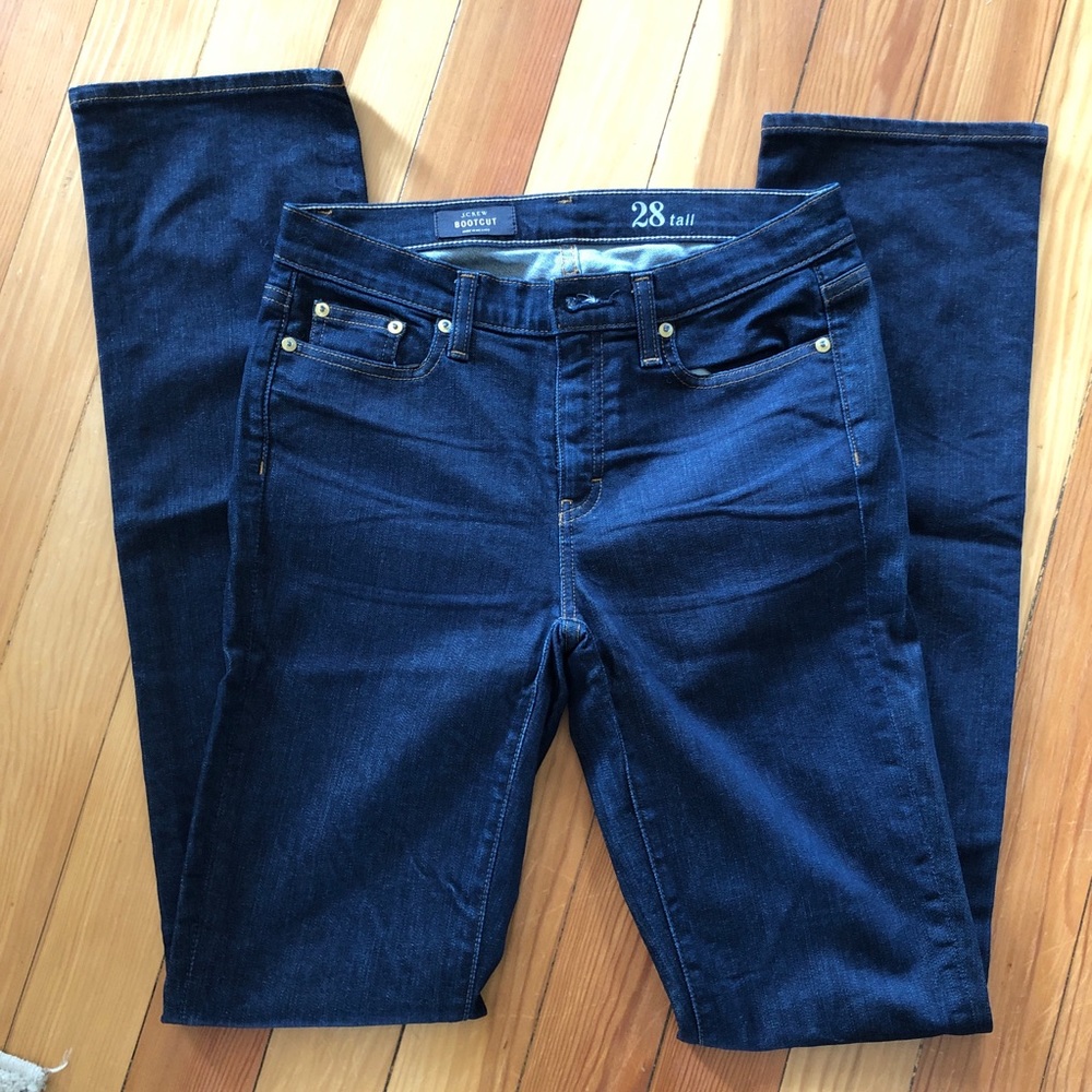 J Crew dark wash jeans 28 long NWOT